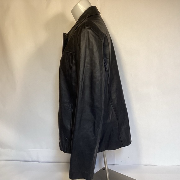 JL Colebrook Women’s Black Leather Jacket size Large - Picture 7 of 13